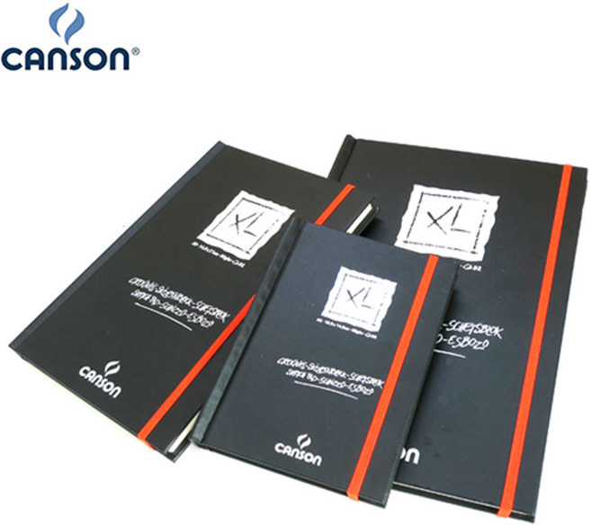 CANSON 캔손 XL 하드커버 양장크로키북 90g 제본패드 A5 82매 148x210mm