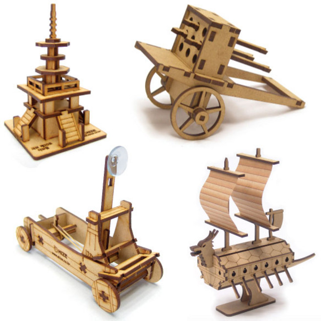 마이즈/나무 조립 모형 역사 관련 모음/미니어처 공예, 거북선 PRO/HI-07, 1개