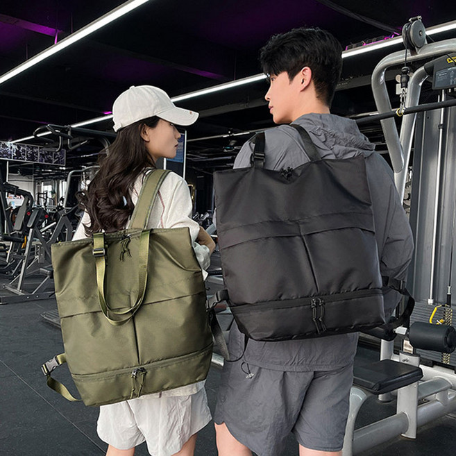 YUMDE 남성 초경량 방수 헬스 가방 여행 백팩