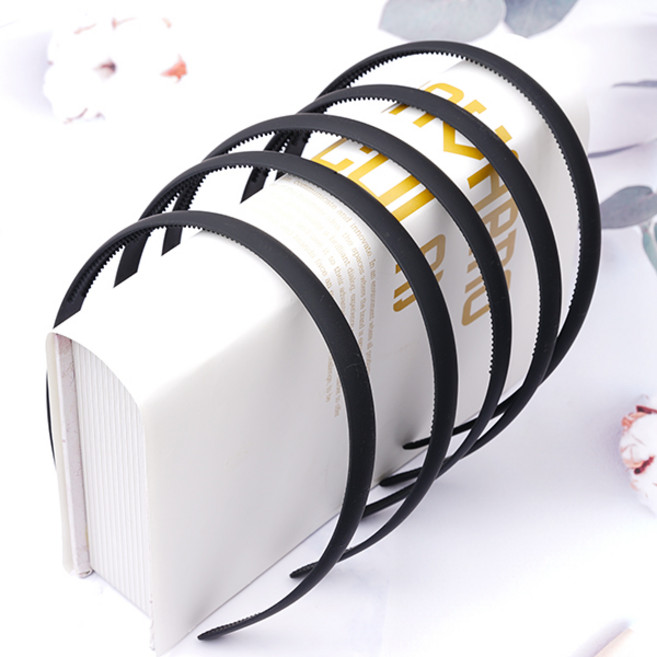 이쁨달다 남녀공용 무광 심플 머리띠 M 5p 세트