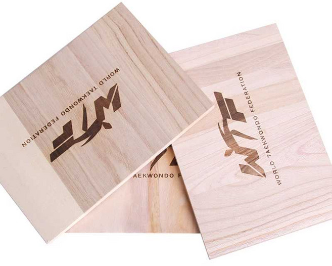 태권도송판 격파용 나무 격파장 50장 시범단 격파판 연습용 용품 두께 0.3cm, 두께 0.6cm