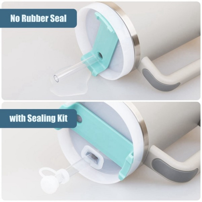 호환 스탠리 컵 1.0 누출 방지 실리콘 도장 키트 유출 스토퍼 40 Oz 30/20 6 개