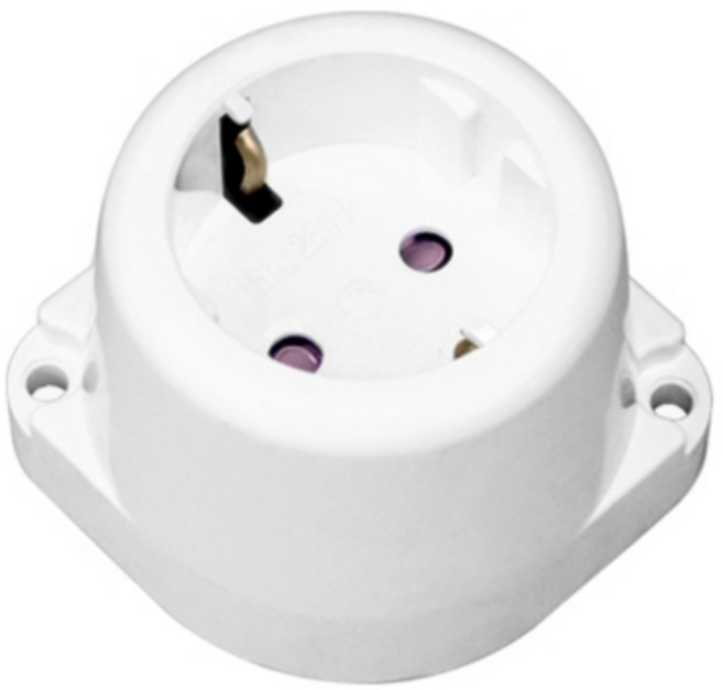 위너스 접지노출콘센트 핀타입 1구, 1개