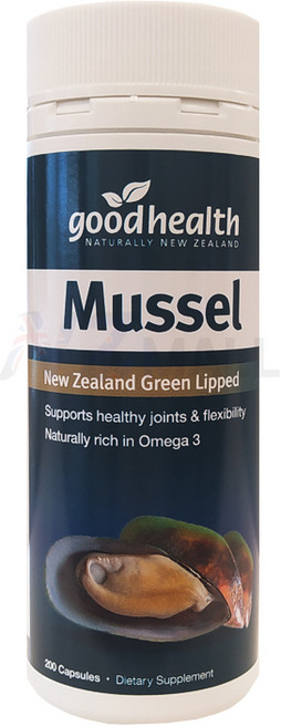 굿헬스 초록입홍합 200캡슐, 200정, 1개