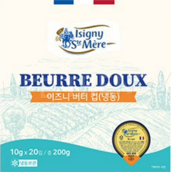 이즈니 냉동 포션버터 컵 무염, 20개, 10g