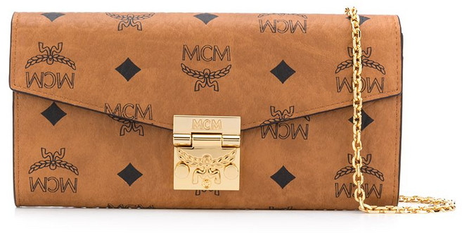 MCM 라지 패트리샤 크로스 지갑