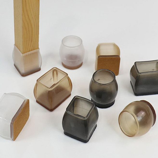 TPR 발캡, 4개, 블랙, 직사각형대형