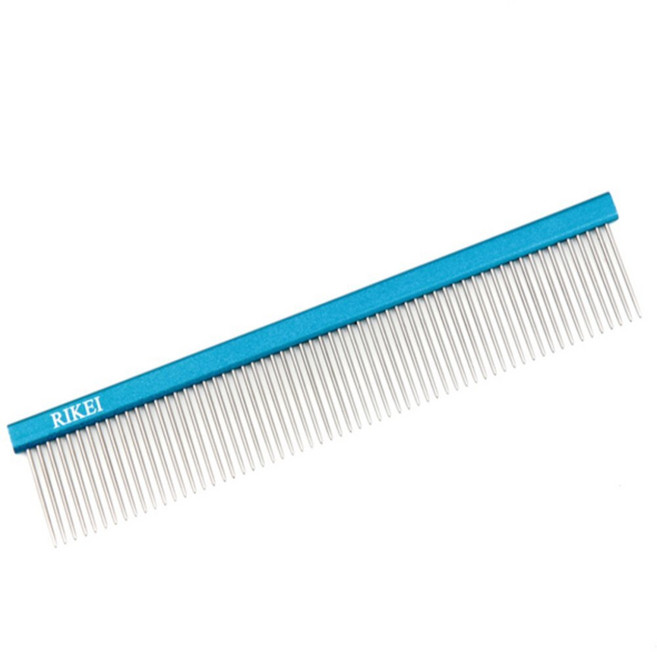 니즈플리 가벼운 애견콤 비숑빗 엉킨털빗 애견미용빗 강아지털빗, 25cm