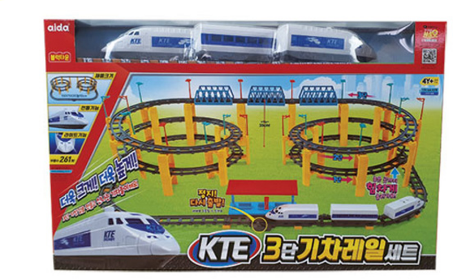 아이다 KTE 3단 기차레일세트, 단품, 1개