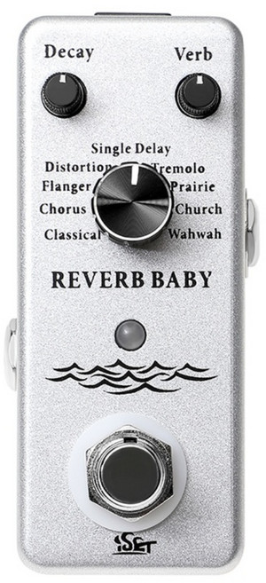 ISET 기타 이팩터 디스토션 오버드라이브 딜레이 코러스, 1개, PD-S