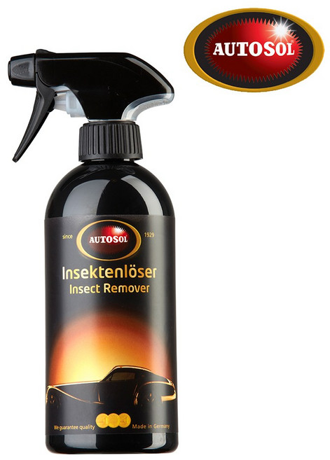 오토솔 벌레 자국 제거제 스프레이 500ml 곤충 잔해 오염 클리너 크리너 자동차 차량 세차, 1개