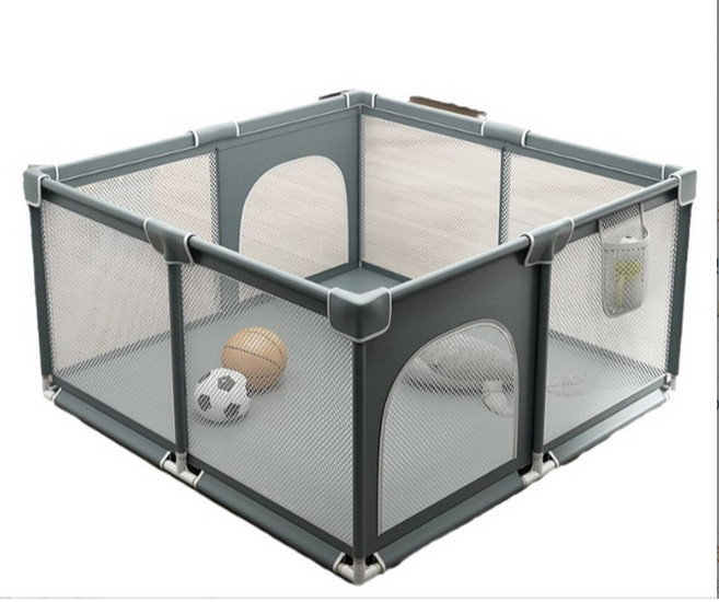 兒童遊戲圍欄 附收納袋與拉環, 尊爵灰升級款(現貨),120*180cm送收納袋跟拉環*3個, 1個