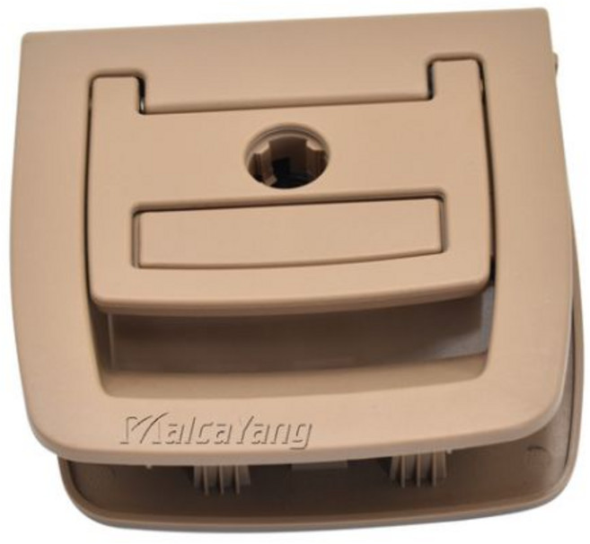 문 손잡이 도어 캐치 커버 실내 호환 자동차 트렁크 테일 하단 플레이트 매트 바닥 카펫 핸들 BMW X5 E70 E71 X6 2006-2013 51479120283, Beige With Lock Hole