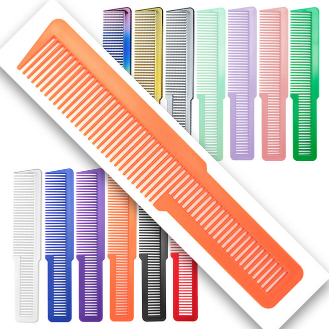 더빗다 전문가용 바리깡 클리퍼빗 세라믹 커트빗 헤어콤, BB501 오렌지, 1개