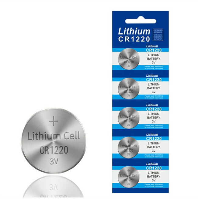 cr1220 시계 카메라 건전지 코인 밧데리 배터리 5알 시계약 시계건전지 카메라리튬건전지, CR1220-5개입