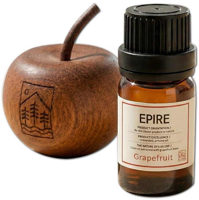 에피레 사과 디퓨저우드 에센셜 아로마 천연 오일 원액 100%, 1개, 10ml, 그레이프프루트