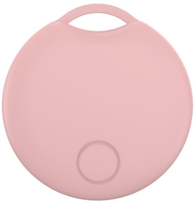 蘋果FindTag藍牙定位器，適用Apple Find My，防丟器, 1個, 粉