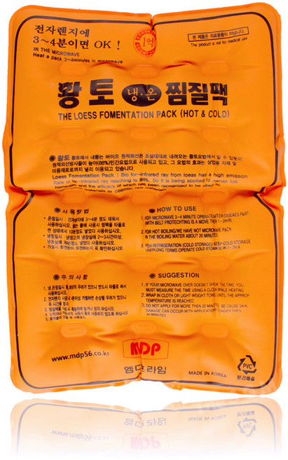 엠디프라임 황토 냉온 찜질팩(PVC), 1개