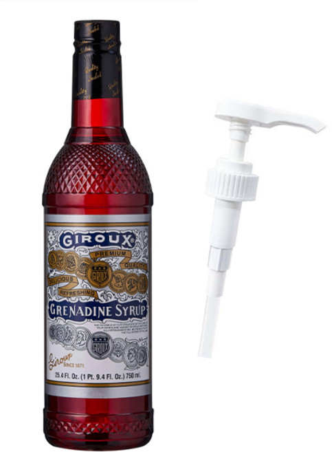 지룩스 그레나딘 시럽 750ml 펌프세트 / 석류 그라나딘, 1개