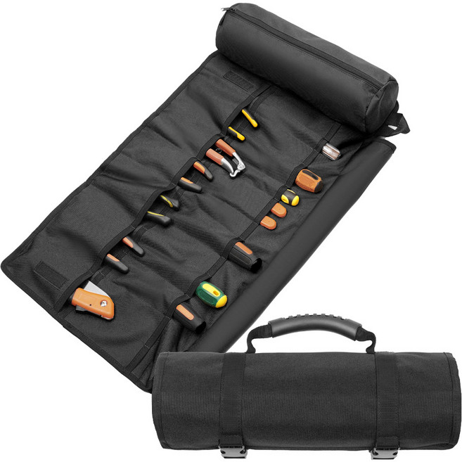 자이언트 M2 소형 휴대용 공구가방 공구함 파우치, 블랙, 1개