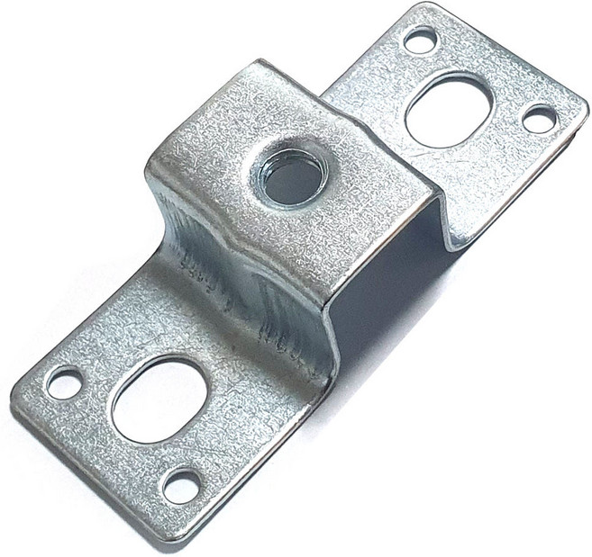 전산볼트양날브라켓 10개묶음 모자형 악어이빨 씨형 부속 날개 스텐 빔용브라켙, 1세트