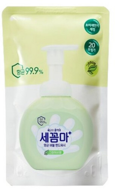 온더바디 세꼼마 버블 향균 핸드워시 허브그린리필200ml, 200ml, 1개