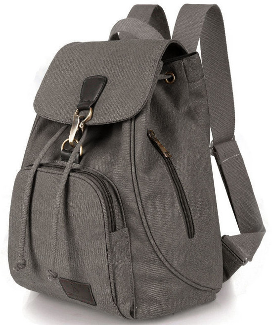 POMTOR 백팩 여성 캔버스백팩 가벼운 여행용 배낭 백팩