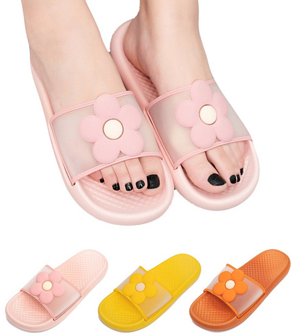 키즈트리 여아용 플라워 슬리퍼 실내화 SZ-414