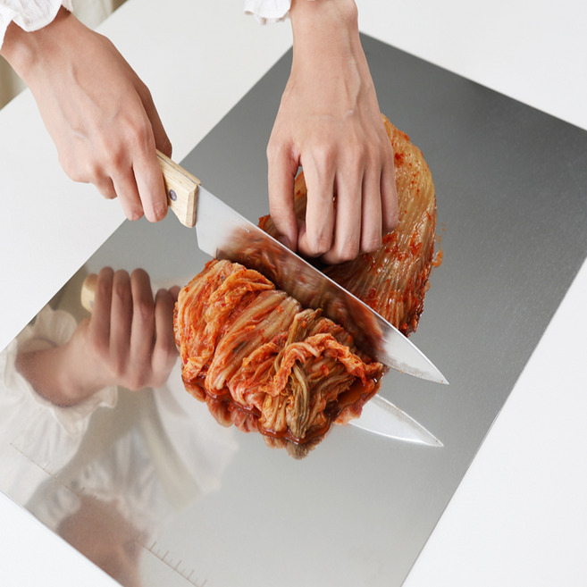 스밋 스텐 도마 국산 POSCO 304 vib 위생 ㄱ자형 절곡형 가정용 업소용, 1개, 1