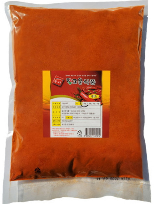고운 땡초 고춧가루 아주매운맛 1kg 가정용 업소용 베트남중식 고추가루, 1개