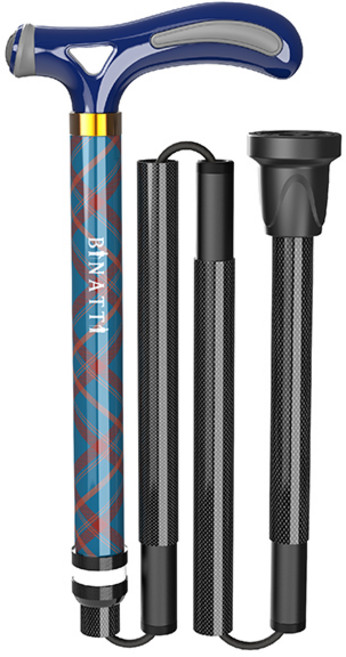 [아이온] 경량형 카본 접이식 지팡이 SF, 레드, 1개