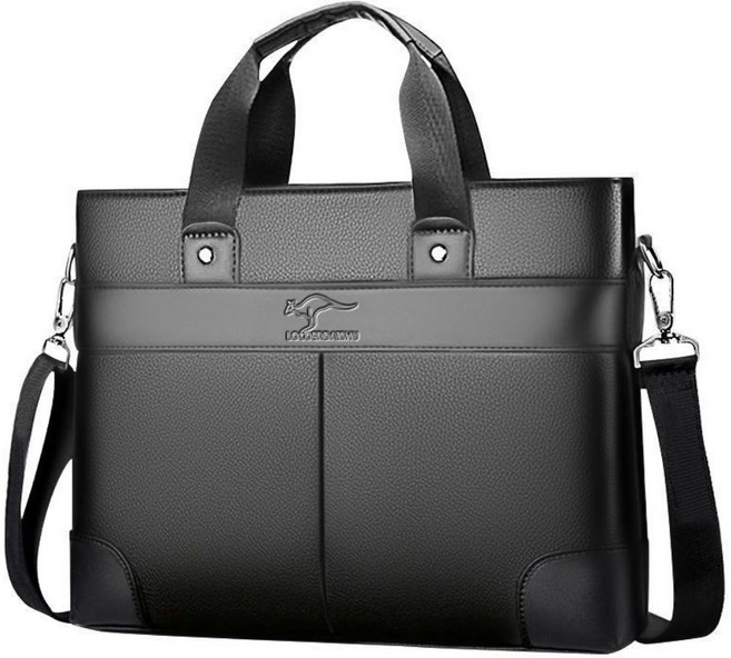 레넬 실용수납 레더 서류 노트북 가방