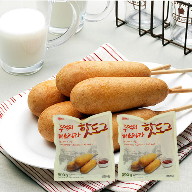 오뗄 카스테라 핫도그 500g 2개, 1kg, 1개