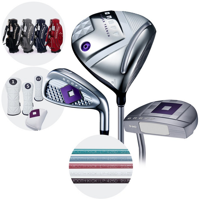 다이와 온오프 LP-425 Basic 여성 풀세트 9PCS, 골프백 02