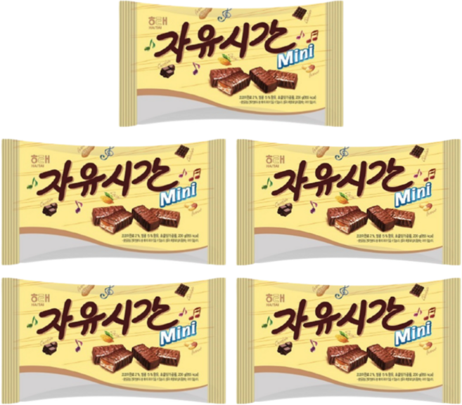 자유시간 미니, 180g, 5개