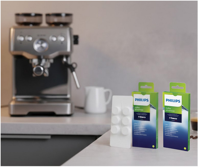 커피머신 오일 리무버 필립스 세척제 클리너 6개입, 2세트, 화이트