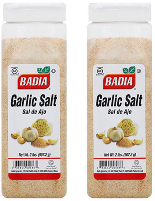 바디아 마늘 소금, 907.2g, 2개