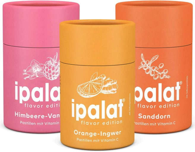 Ipalat 이팔라트 무설탕 플레이버 에디션 오렌지 생강 라즈베리 바닐라 바다 갈매나무 비건 지인 선물, 1개