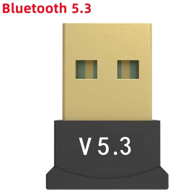 USB 블루투스 어댑터 PC 용 블루투스 6.0 동글 Windows 10/11 마우스 키보드 헤드폰 스피커 용 블루투스 5., 01 Bluetooth 5.3