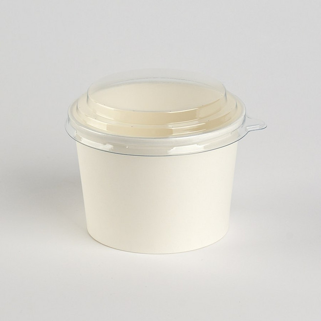 20온스 115파이 화이트 원형용기 패트뚜껑 세트