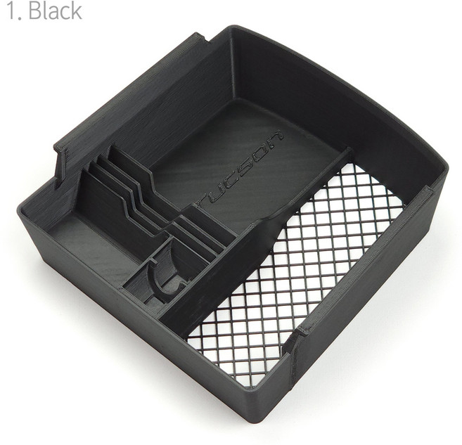 투싼 nx4 2024 페이스리프트 콘솔 트레이 수납함, 1. 블랙