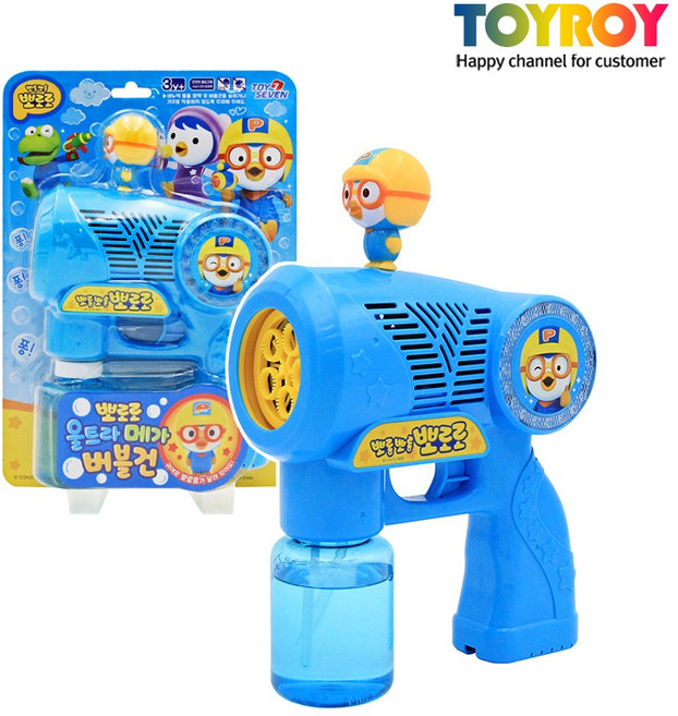 토이세븐 뽀로로 울트라 메가 버블건, 혼합색상, 1개