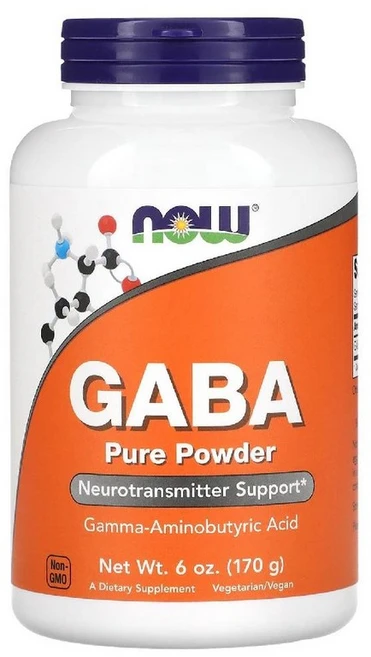 NOW Foods 나우푸드 가바 GABA 순수분말 6oz(170g), 1개 - 쿠팡