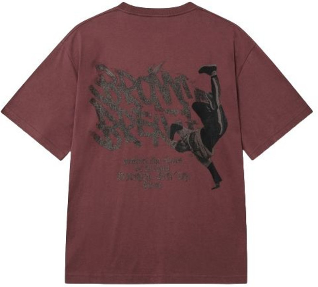 국내매장상품 BROWNBREATH 브라운브레스 반팔티 FREEZE TAG TEE - BRICK RED 395727