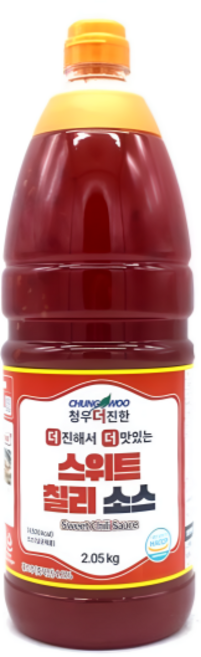 청우 더진한 스위트 칠리 소스 2.05kg, 7세트
