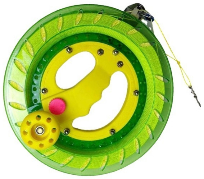 베어링 얼레 연날리기 릴 150m 200m 실포함, 1개, 200m화이트얼레_푸른독수리