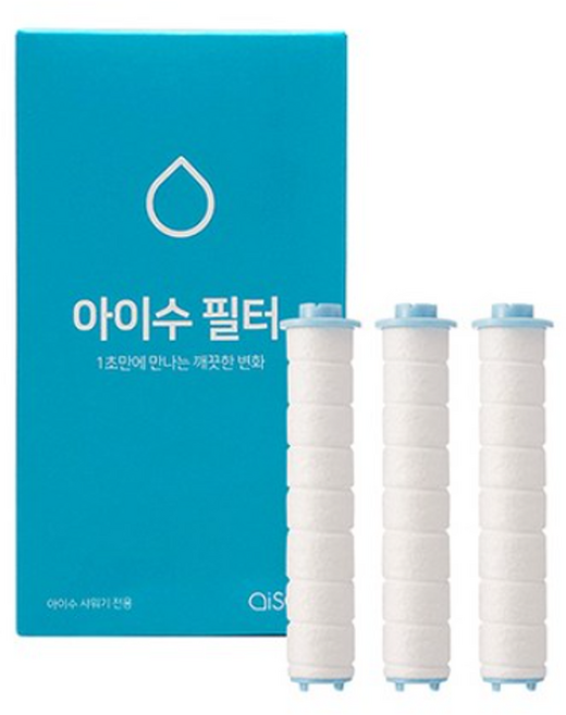 aisoo 샤워기용 리필 필터 3p, 1개