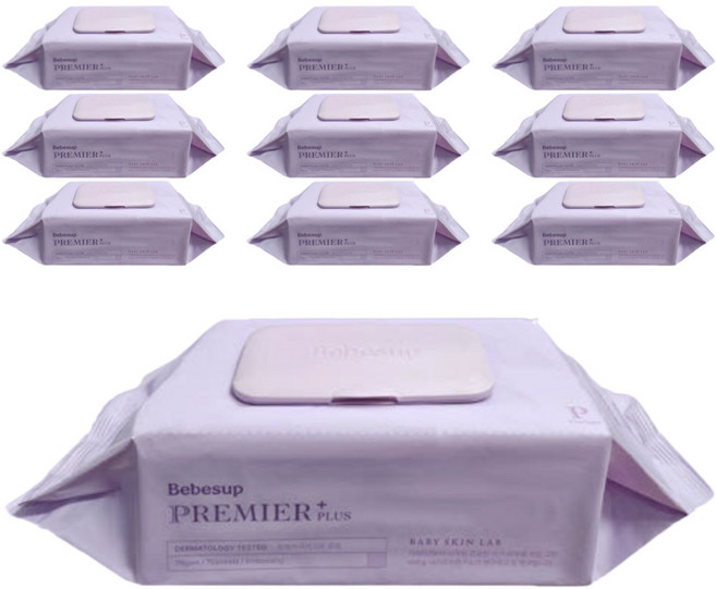 베베숲 물티슈 프리미어 플러스 도톰한 두꺼운 신생아 아기물티슈 코스트코, 70g, 70매, 10개