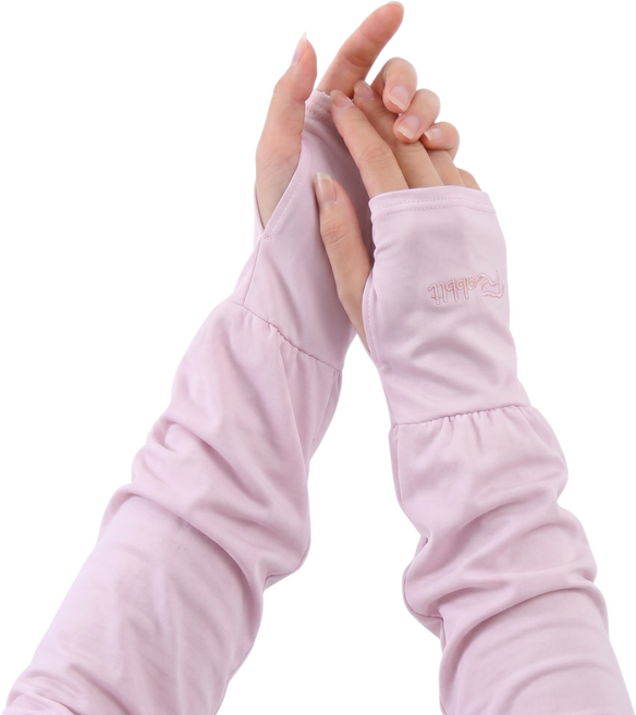 푸뚜로 여성용 운전 팔토시 자외선차단 손등커버, 1개, Rabbit 라벤더