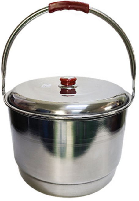 국산 스텐 IH 인덕션 들통 곰솥 찜솥, 1개, 실버IH(5호), 35cm